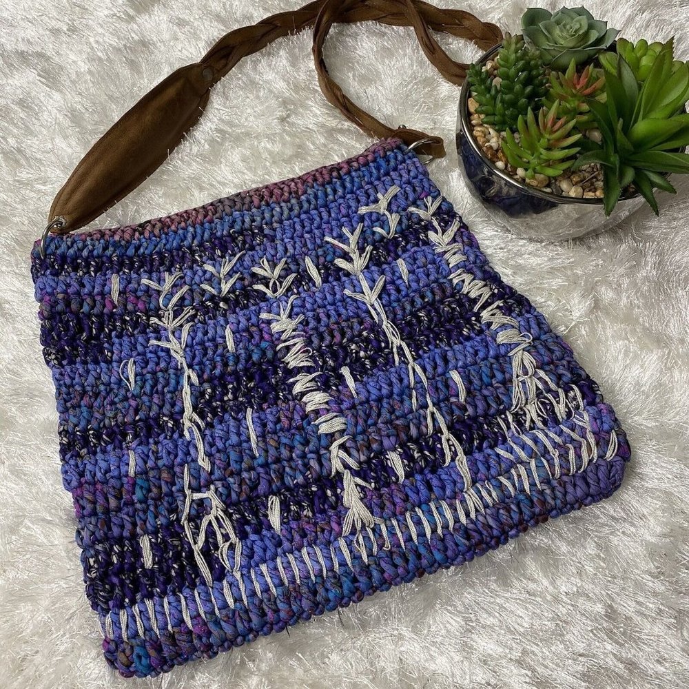 CHAN LUU Silk Woven Crossbody Bag